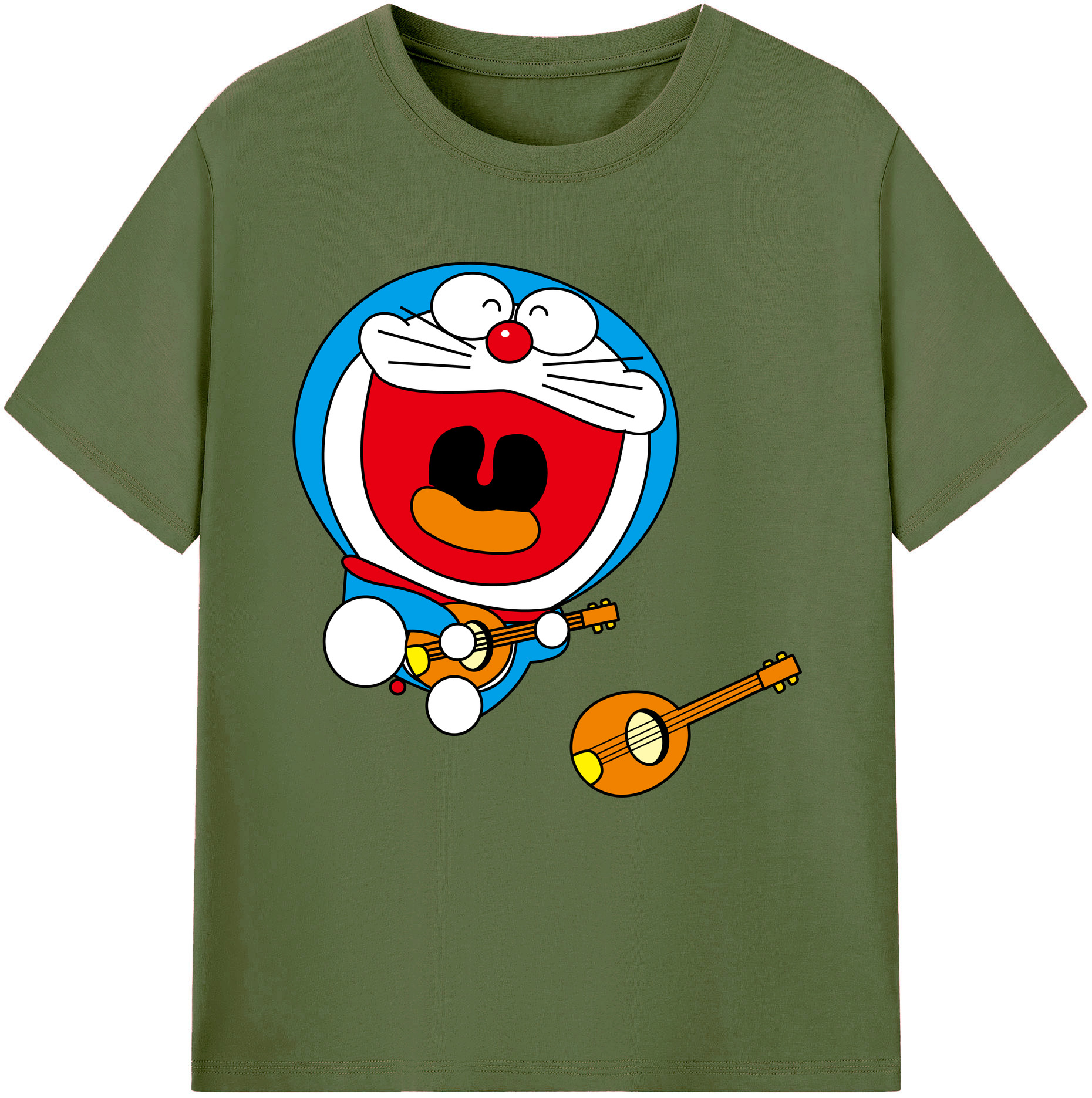 （画像用） ドラえもん Doraemon 綿100％半袖Tシャツ（フロントプリント）